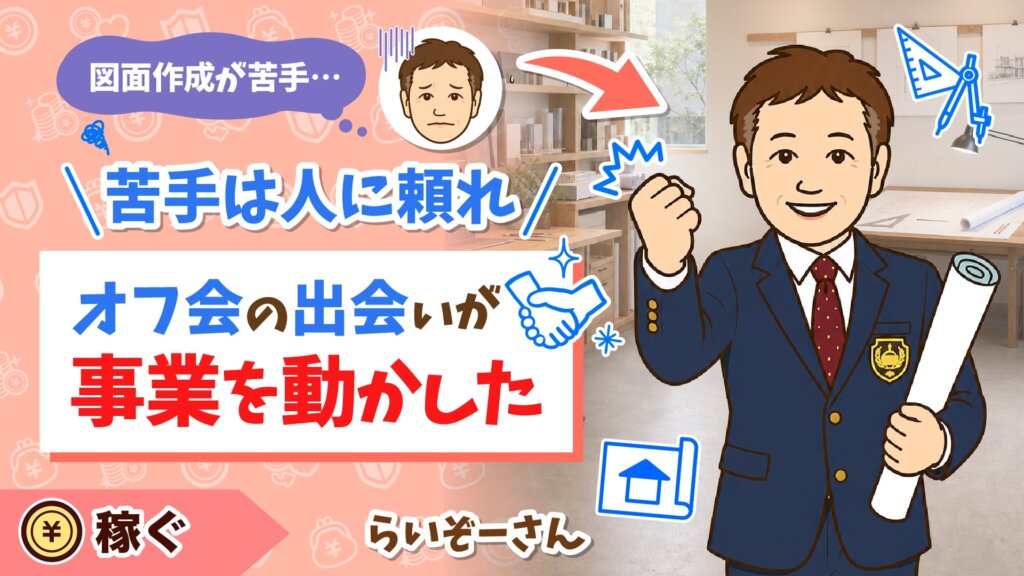 らいぞーさんの活用事例記事のアイキャッチ画像