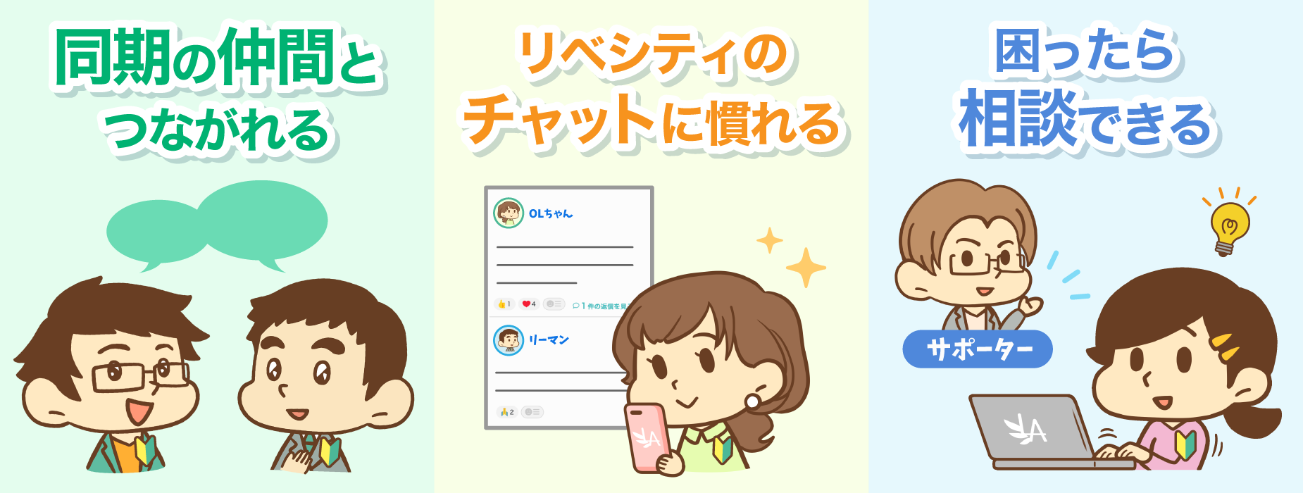 同期チャットでできること
